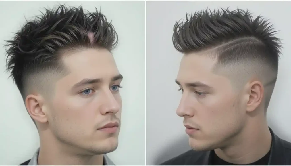 Burst Fade Mohawk Hairstyles for a Bold and Stylish Look